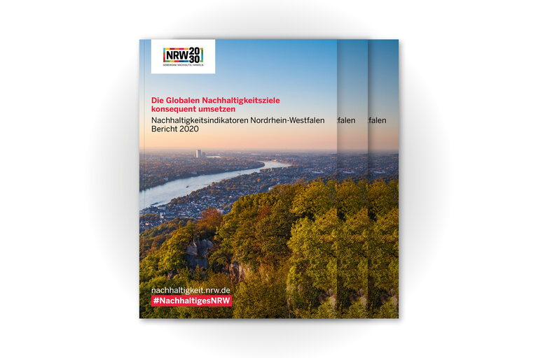 Titelbild des Berichts zu den Nachhaltigkeitsindikatoren Nordrhein-Westfalen